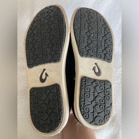 OluKai Pehuea Women’s Size 7 Shoes Black Slip On Casual Shoe - Picture 9 of 9